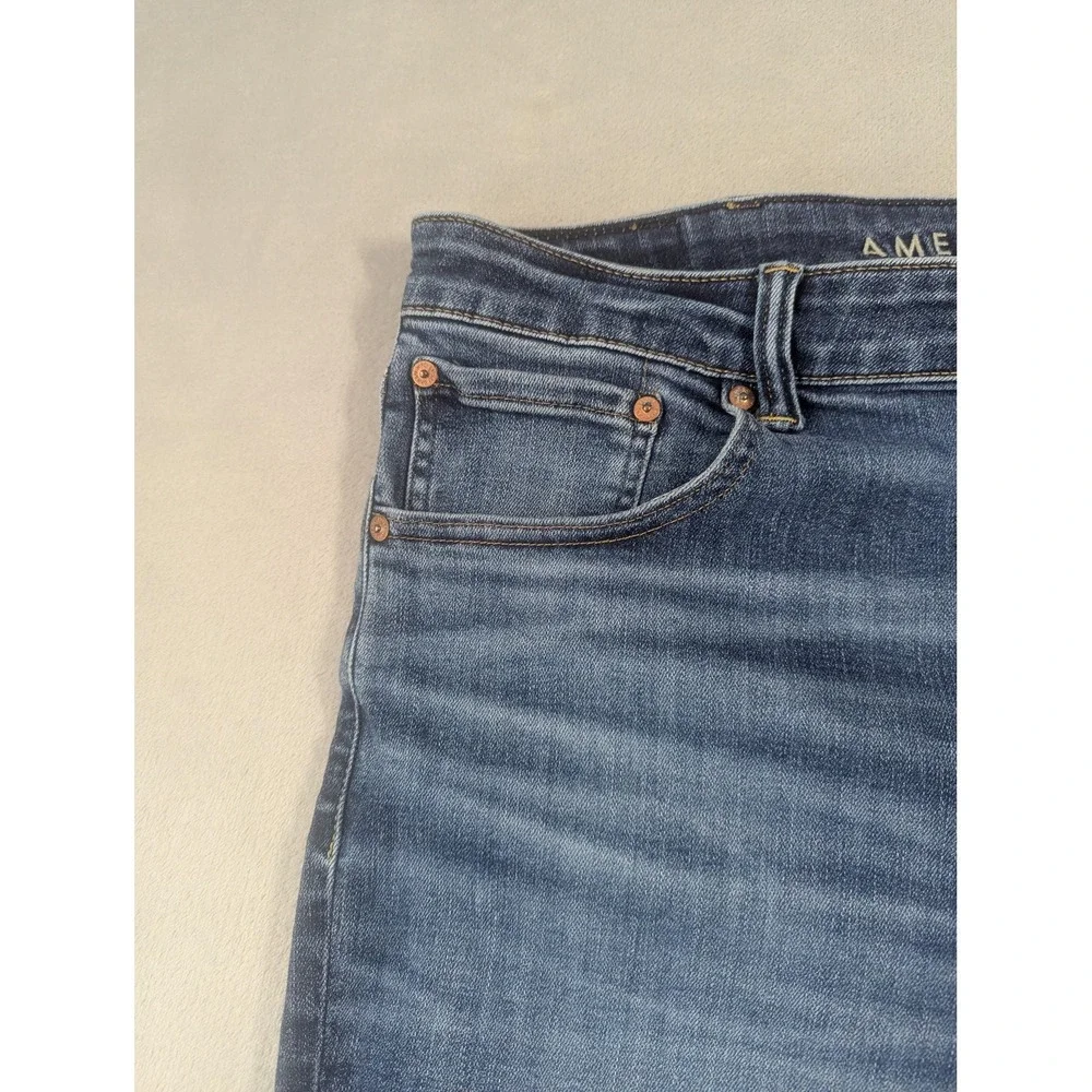 American Eagle Outfitters Jeans Mens 38x30 Blue Airflex+ Temp Tech Slim Med Wash
